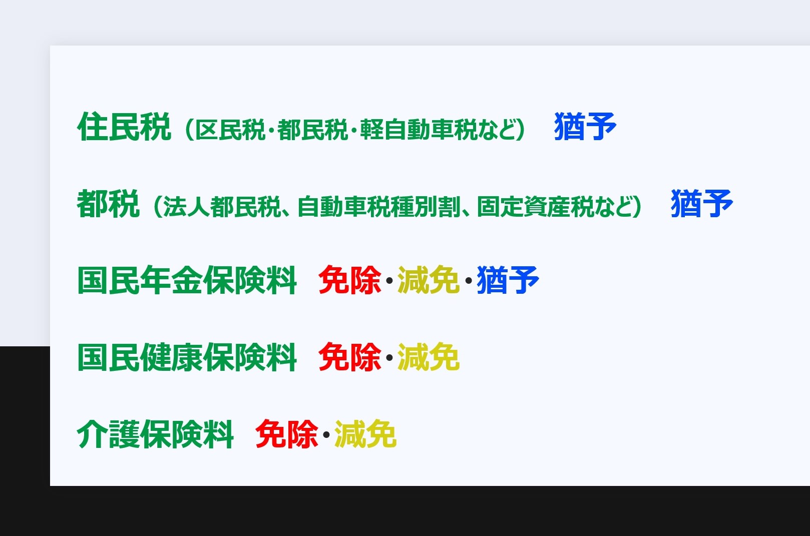 税金や保険料の猶予・減免制度のご案内（コロナウイルス関連/7月6日